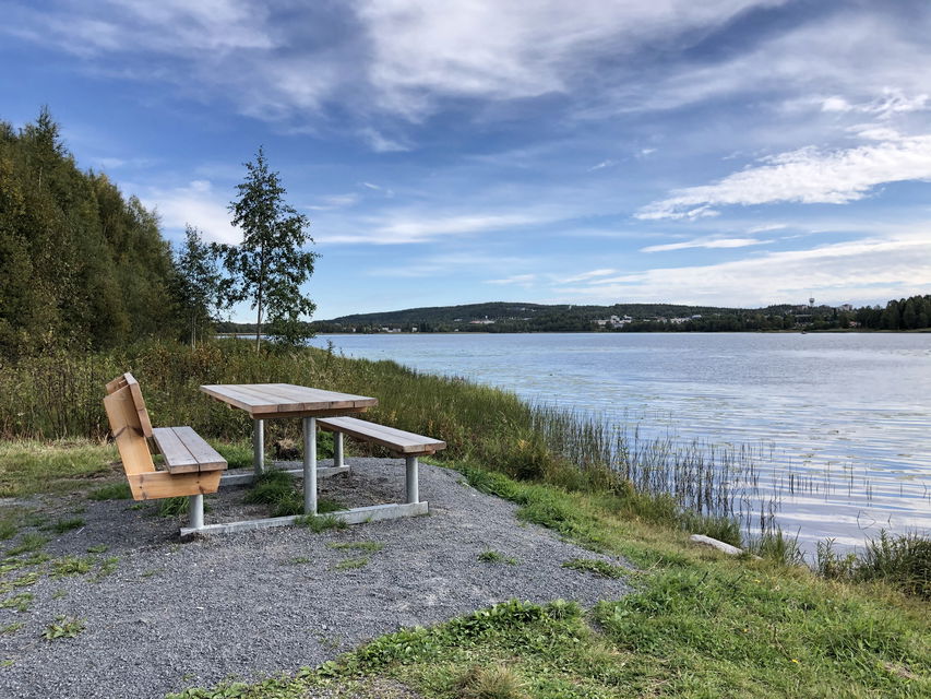 Tillgängliggjort bänkbord