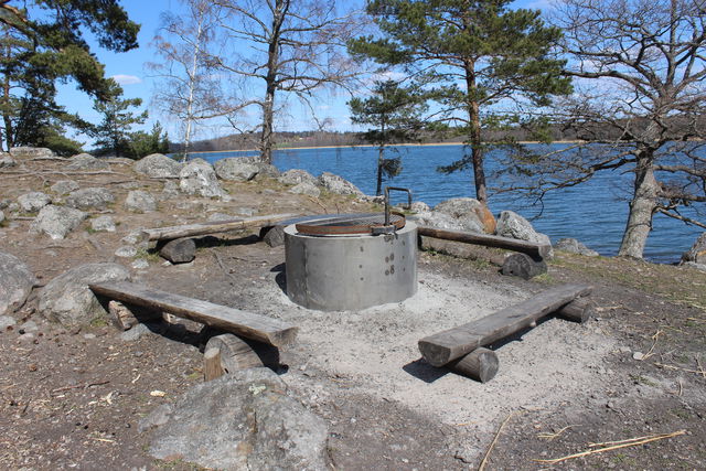 Eldplats i Yttereneby naturreservat