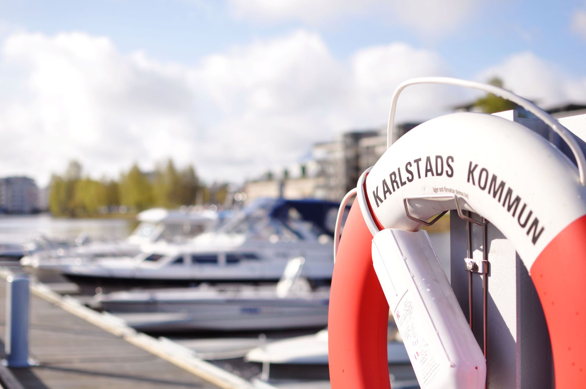 Karlstads gästhamn och broöppning