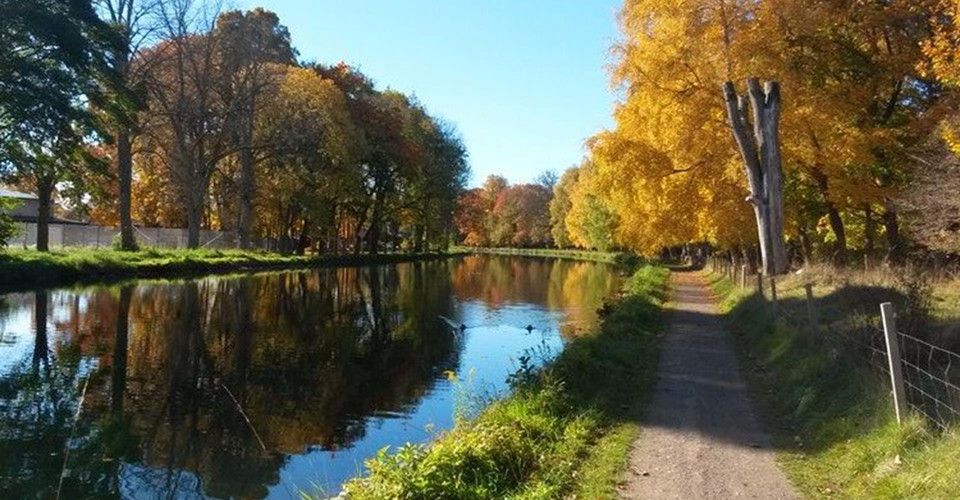 Göta kanal. Rundslinga: Motala Runt. Motala.