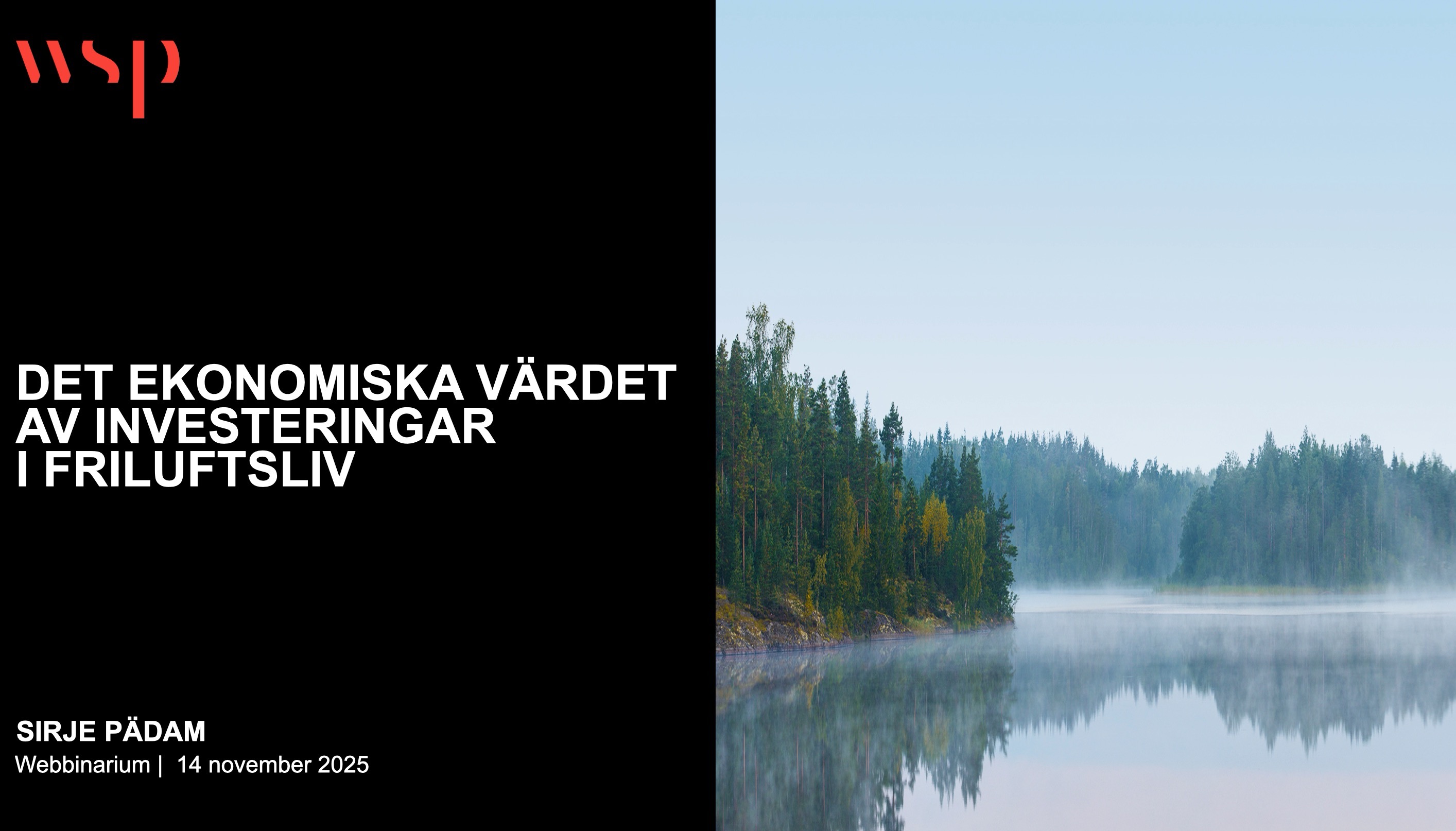 Den kunskapssammanställning - av metoder för uppskatta det ekonomiska värdet av investeringar i fri…