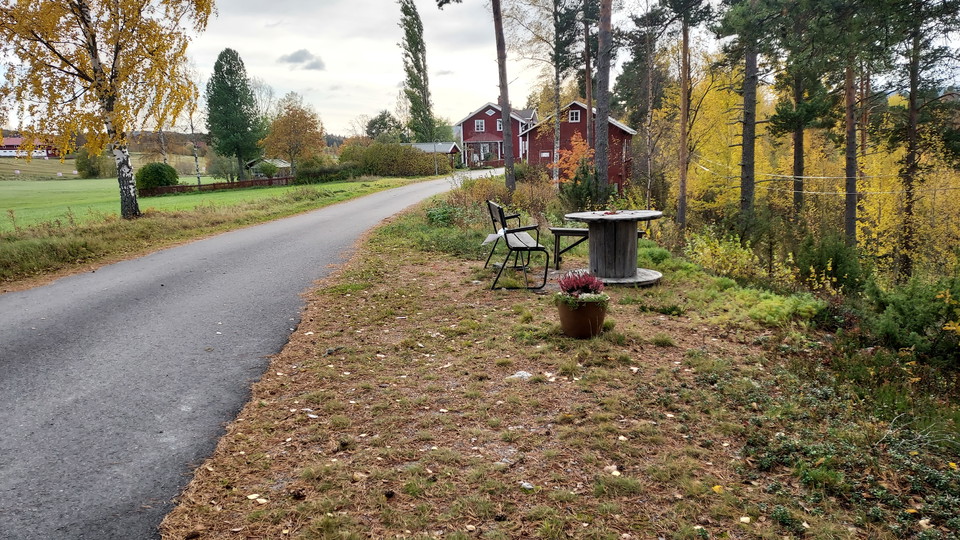 Rastplats längs Sannaleden