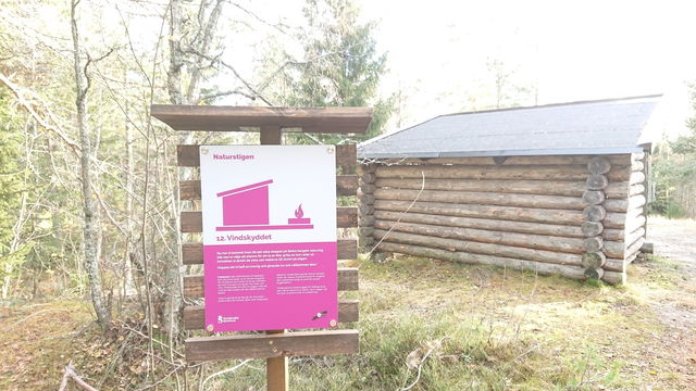 Södra Bergets naturstig 12 Vindskyddet