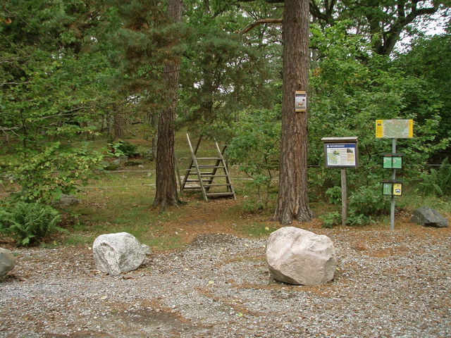 Entré och parkering, Storängsudd