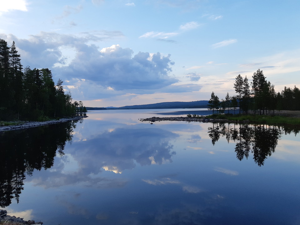 Lossjön vid dammen