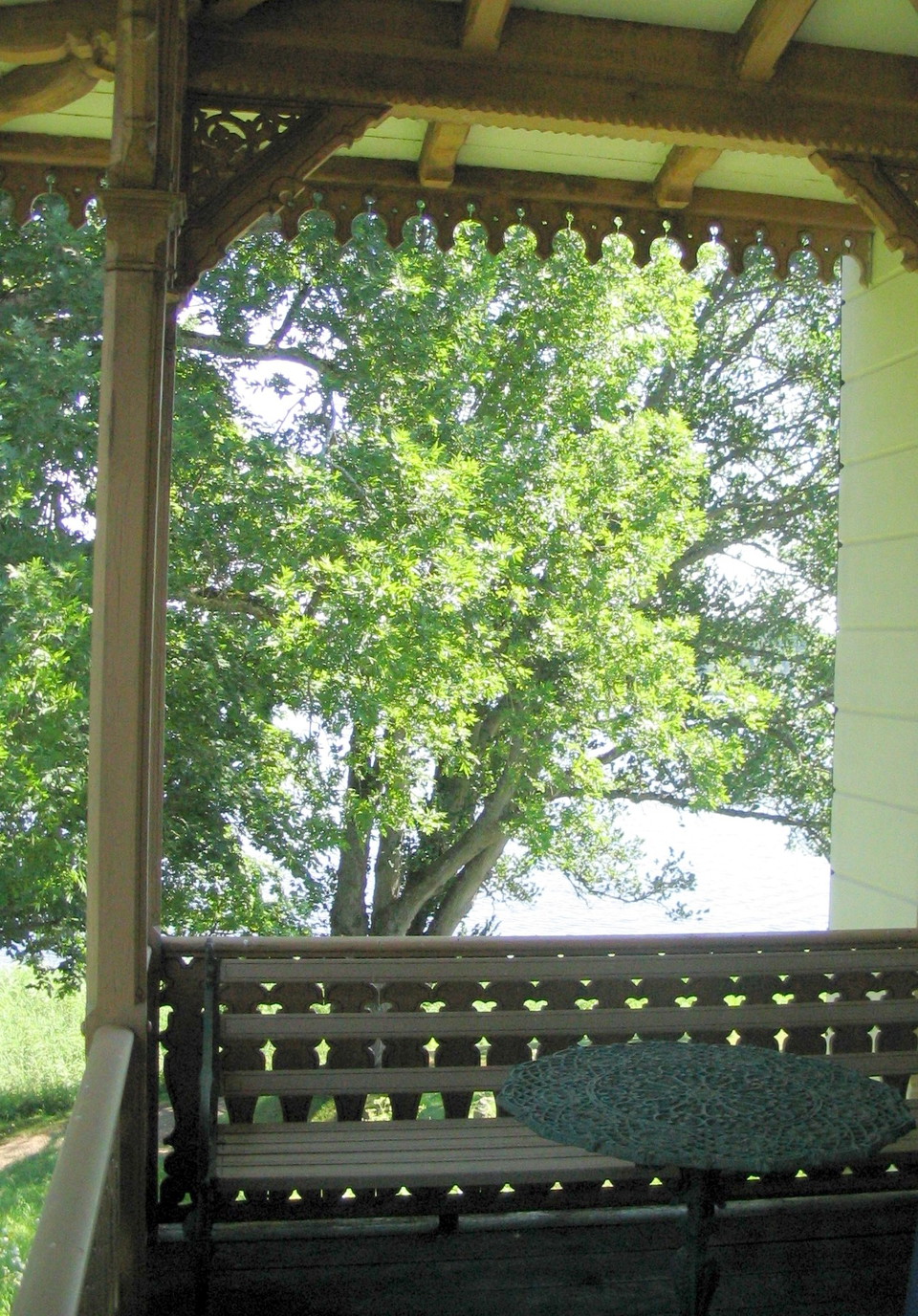 Punchverandan på Prinsflygeln