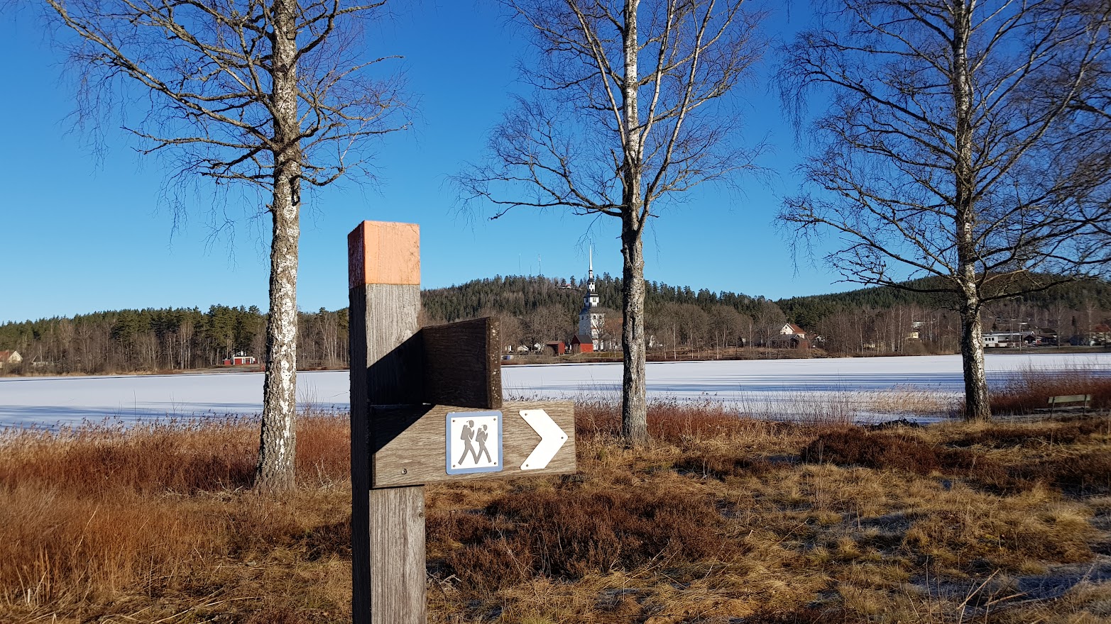 Höglandsleden passerar Ingatorpasjön