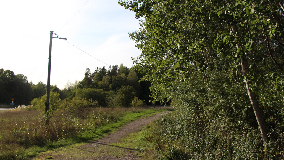 Elljusspåret på Rindö.
