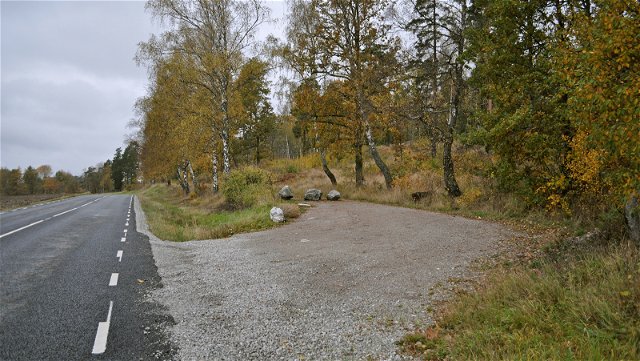 Bornsjön - Parking lot at Skårby