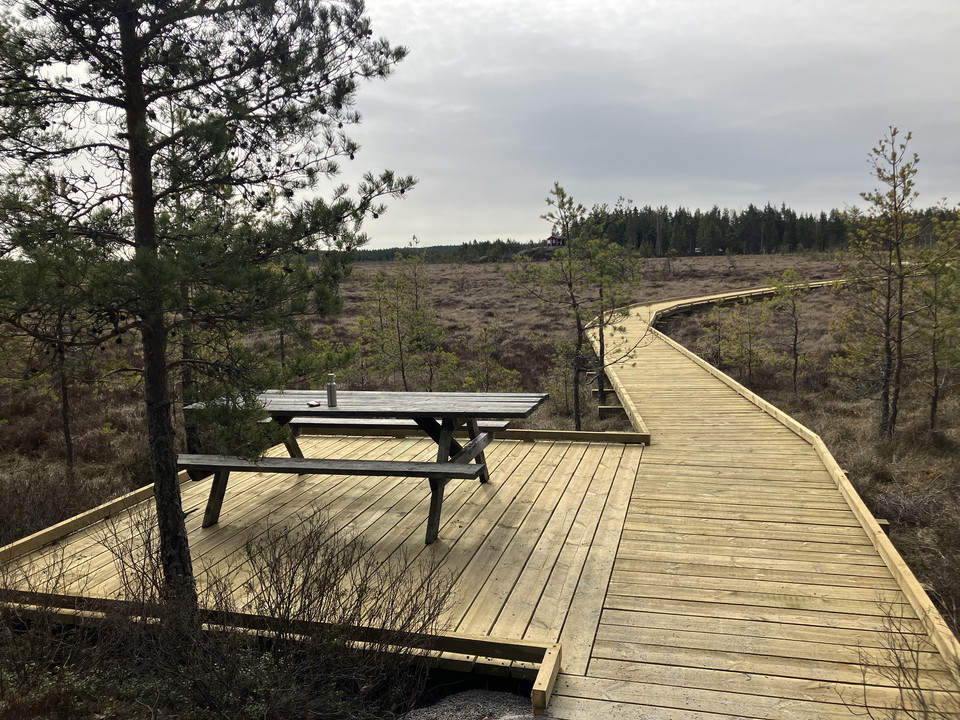 rastplats, Kärnskogsmossen, norra slingan