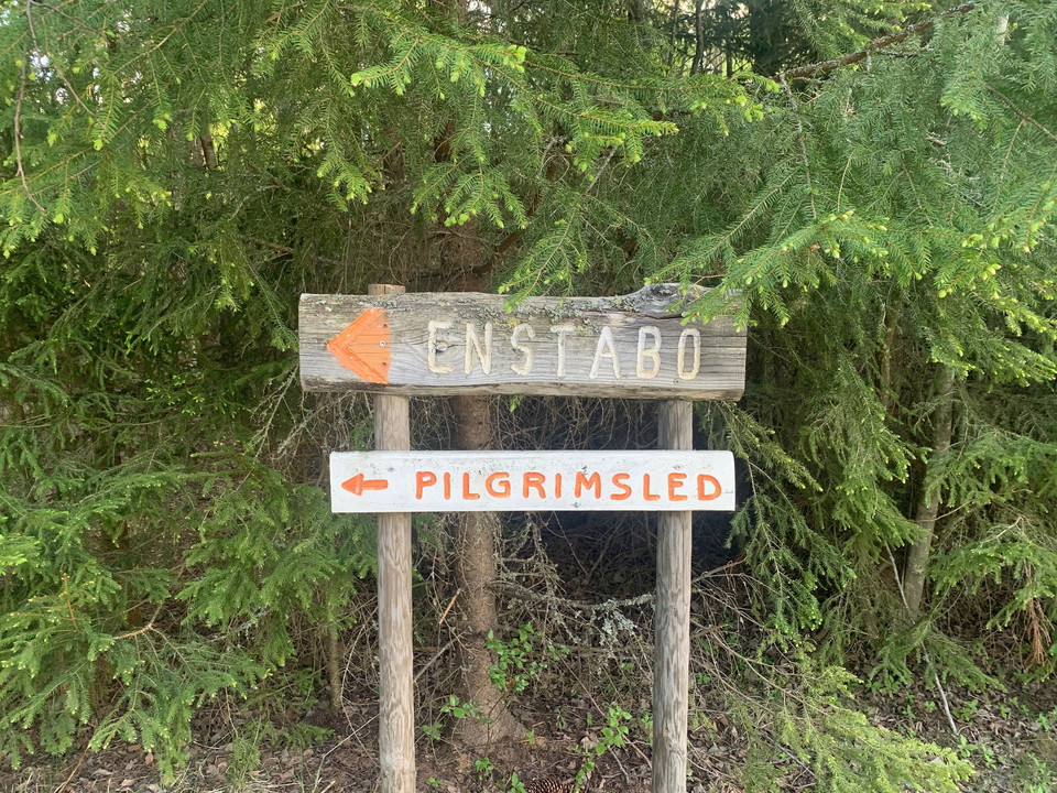 Leden är bra skyltad.