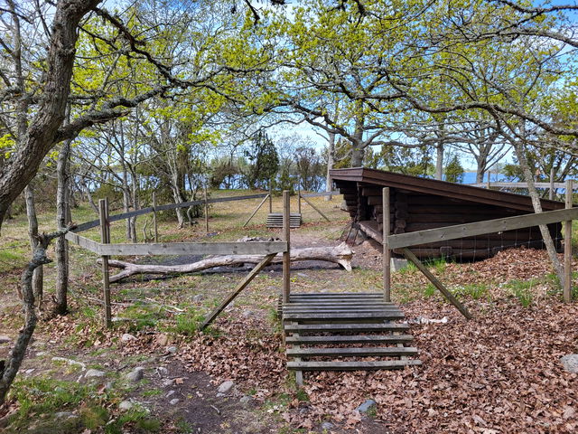 Vindskydd, västra Stensö