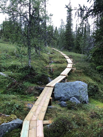 Svartsjön–Flatatjärn–Snaratjärn Njakafjäll