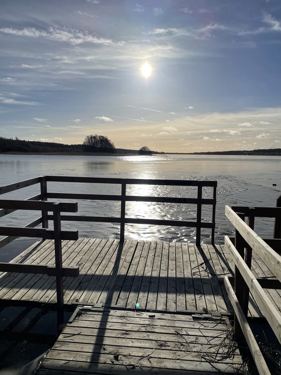 Bild tagen en bit söder om utloppet vid Anebysjön.