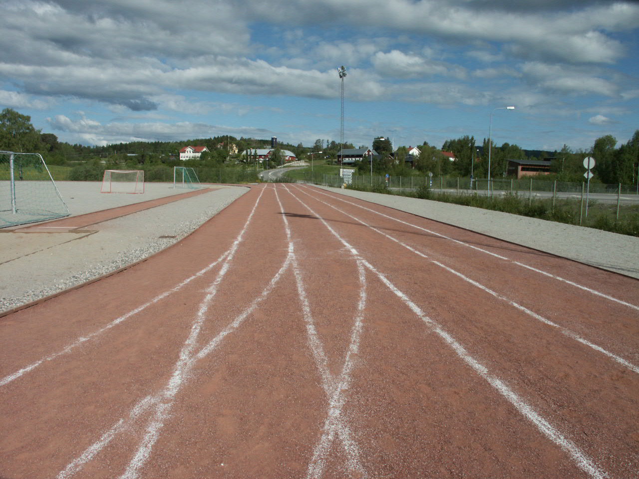 Löparbanor vid Matfors skol-IP