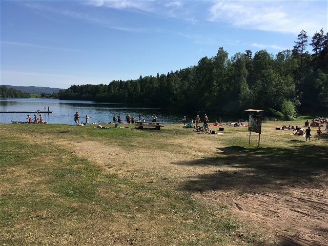 Badplats Långsjön