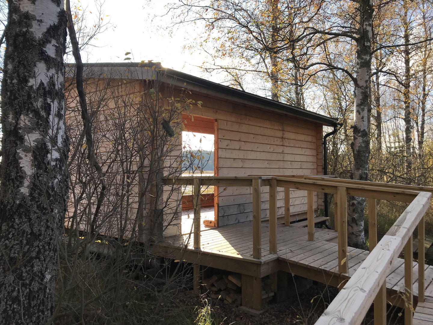 Vindskydd vid Ålsjön naturreservat