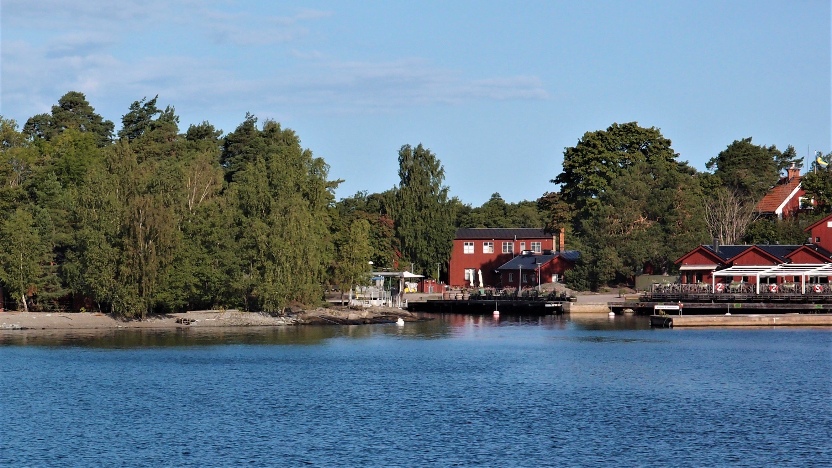Fjäderholmarnas gästhamn. Foto Lidingö stad