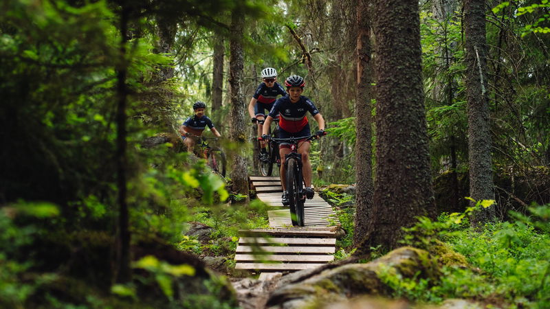 Västerås — Rönnby mountain biking trail (MTB Black)