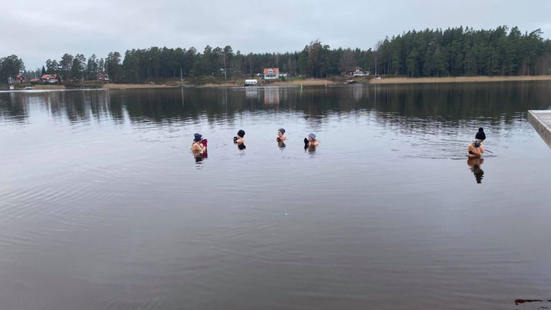 Sauna at Skymningen beach