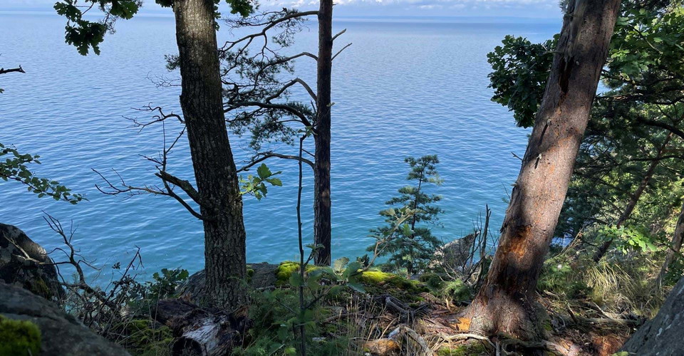 Orrnäs betesmark, utsikt över Vättern
Orrnäs rundslinga
Ödeshög kn