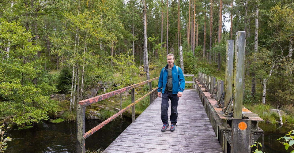 Leden passerar flera vattendrag Etapp: Boxholm-Blåvik