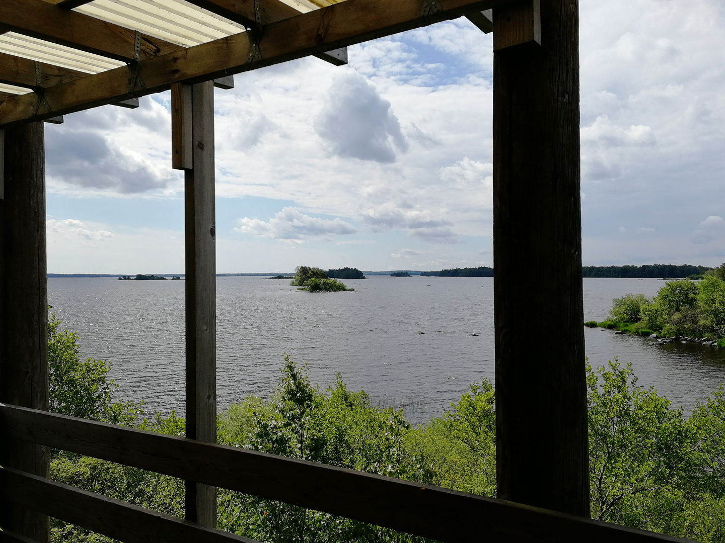 Utsiktstorn med tak