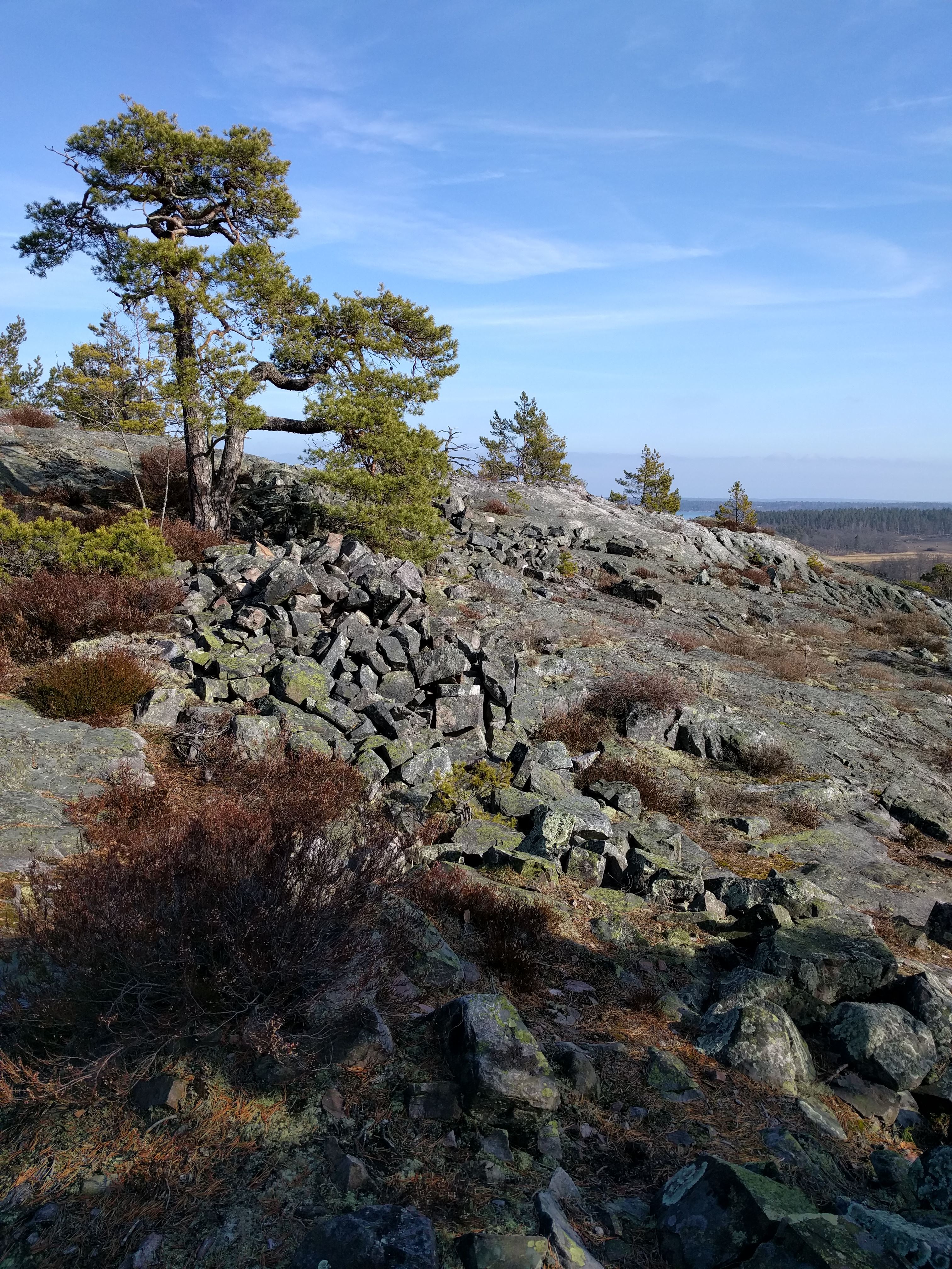 Segersgärde med Fruberget och Örnberget