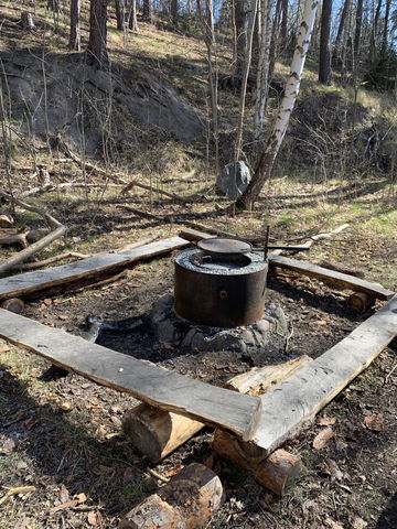 Eldplats, Huvududden
