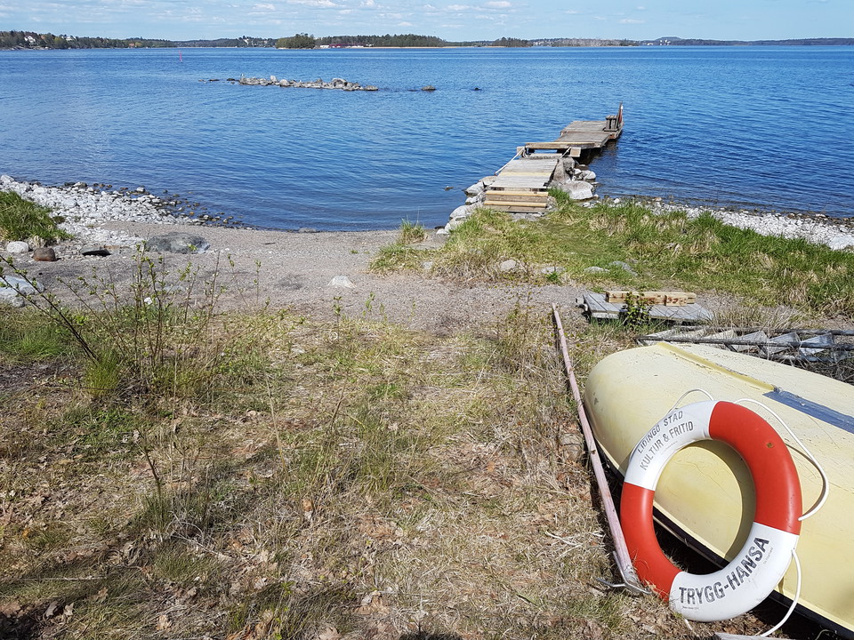 Kyttingestranden sommartid. Foto Lidingö stad.