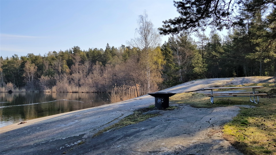 Grillplats vid Badberget. Foto Lidingö stad