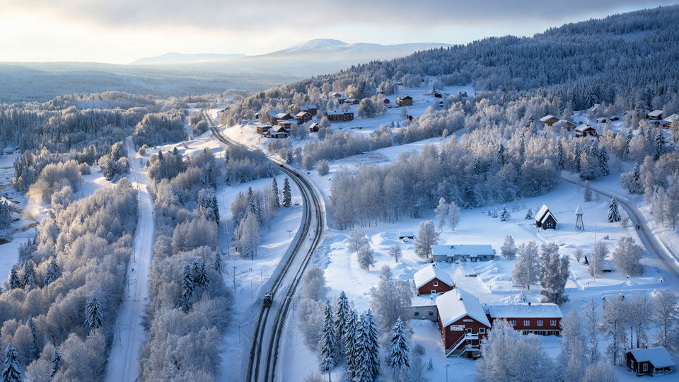 Hållandsgården - flygbild