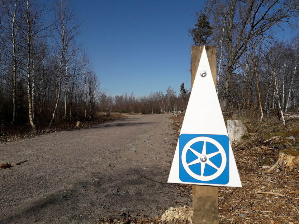 Grönt stråk förbi Bredvik