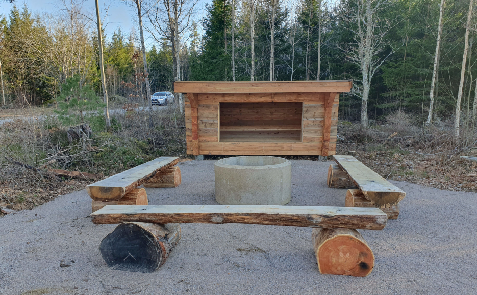 Kungabordet, vindskydd