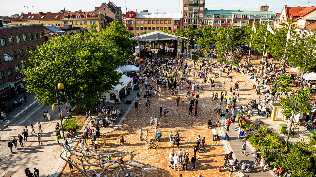 Eslöv stadskärna — Rönne å och Ringsjön