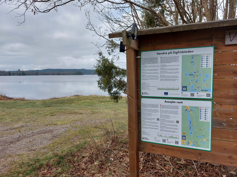 Information för vandring och camping