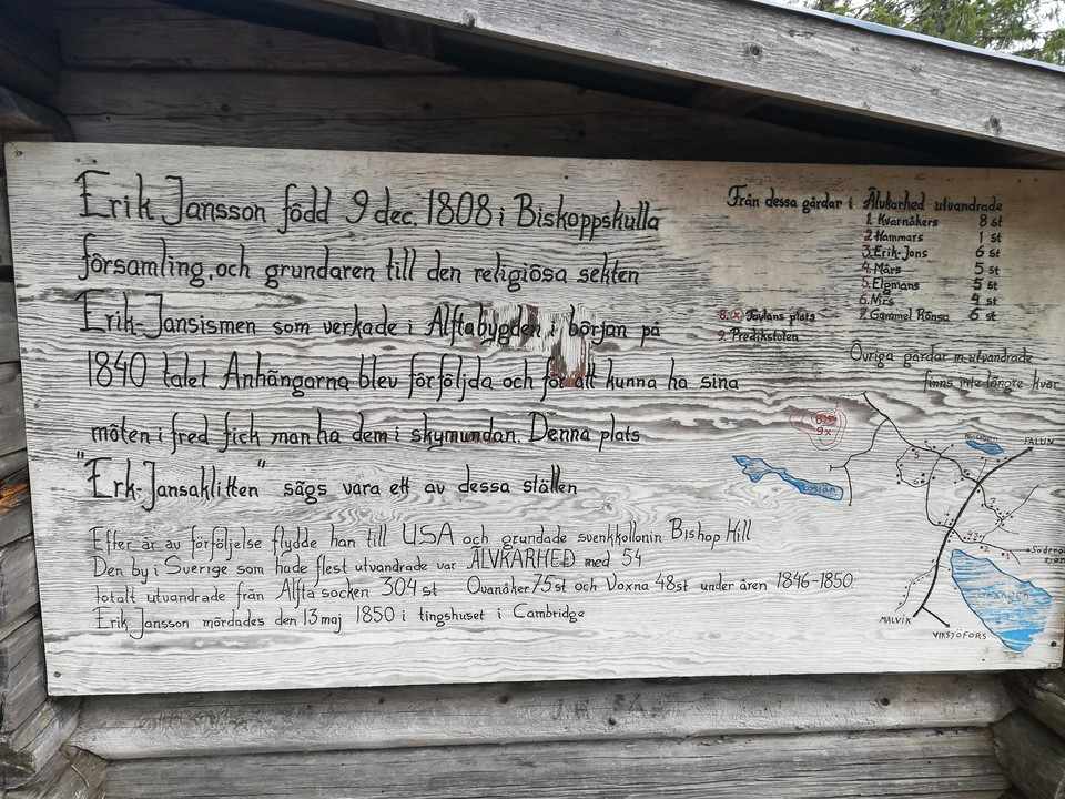 Här finns intressant information om Erik Jansson och erskjansarna