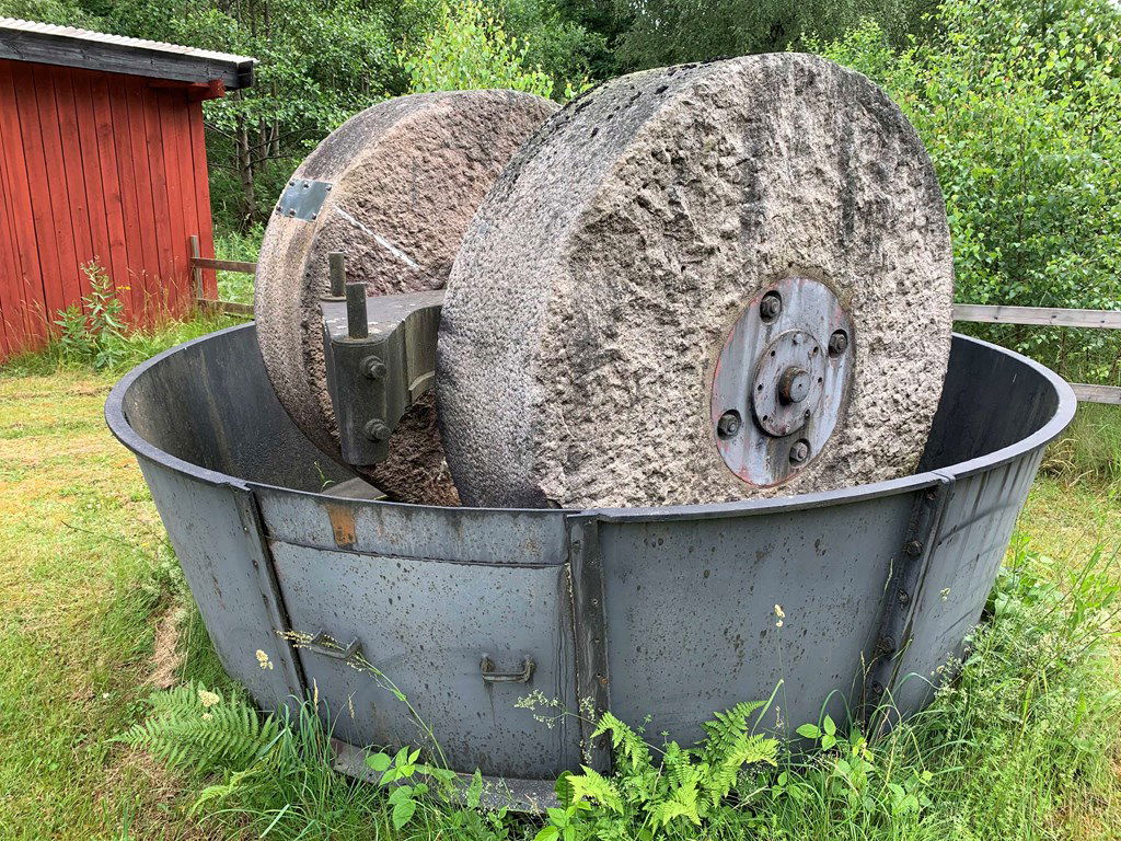 Komplett kollergångskar med stenar