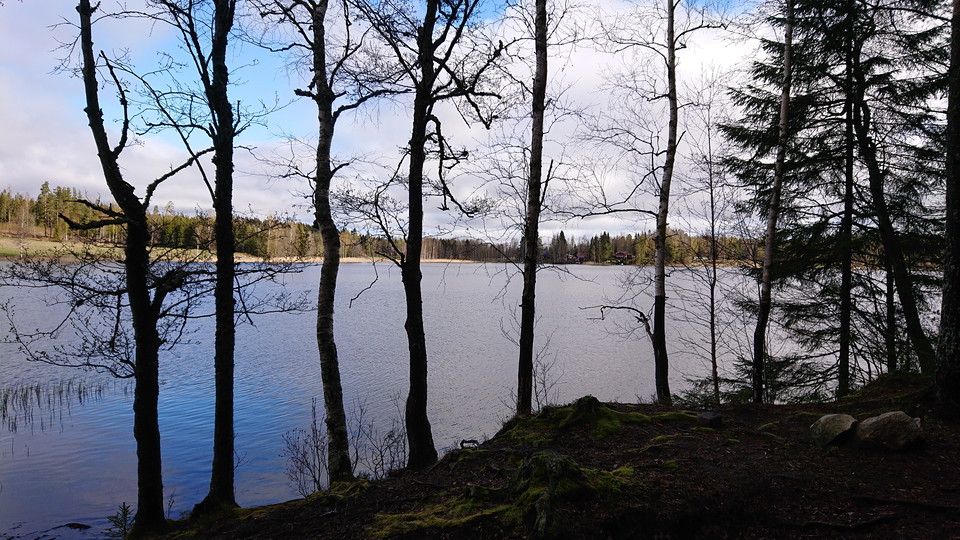 Etappens mål Norra Morsjön