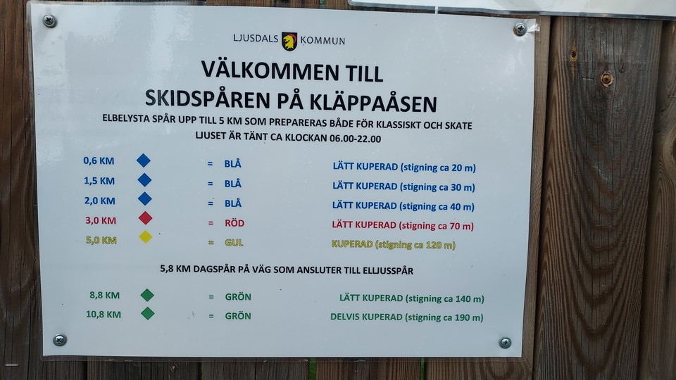 Elljusspåret Ljusdal, Kläppaåsen