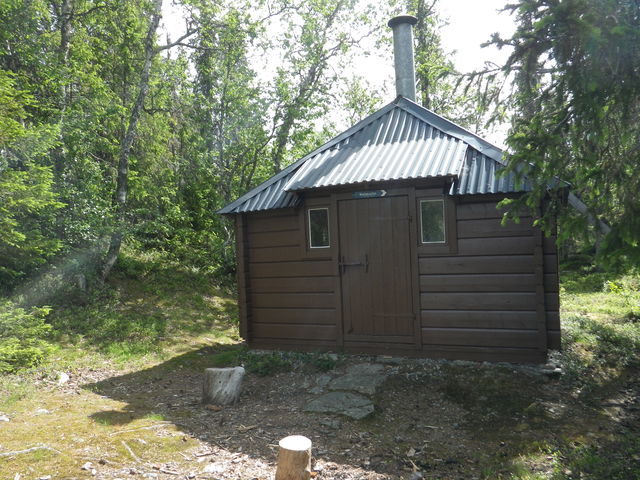 Kåta Holmsjön Njakafjäll