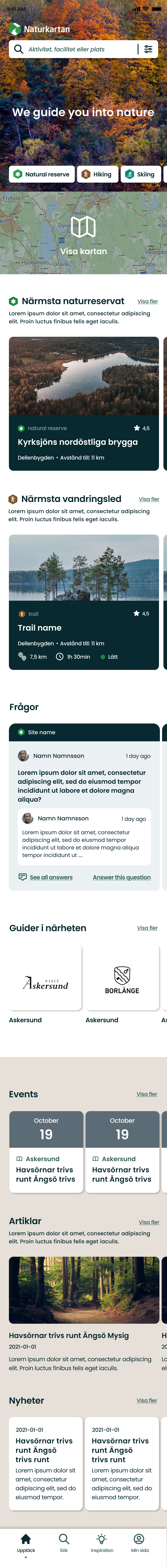 Naturkartans app - snart ännu bättre - ny version på gång