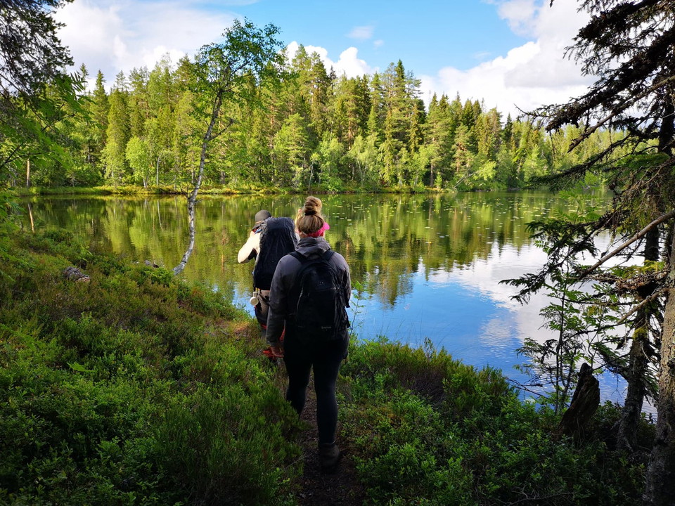 Magiskt vackert vid Njupfatet