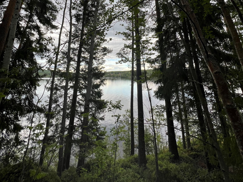 Stråsjöleden går väster om sjön Hennan