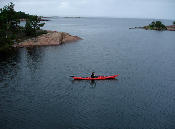 Kajak i skärgården