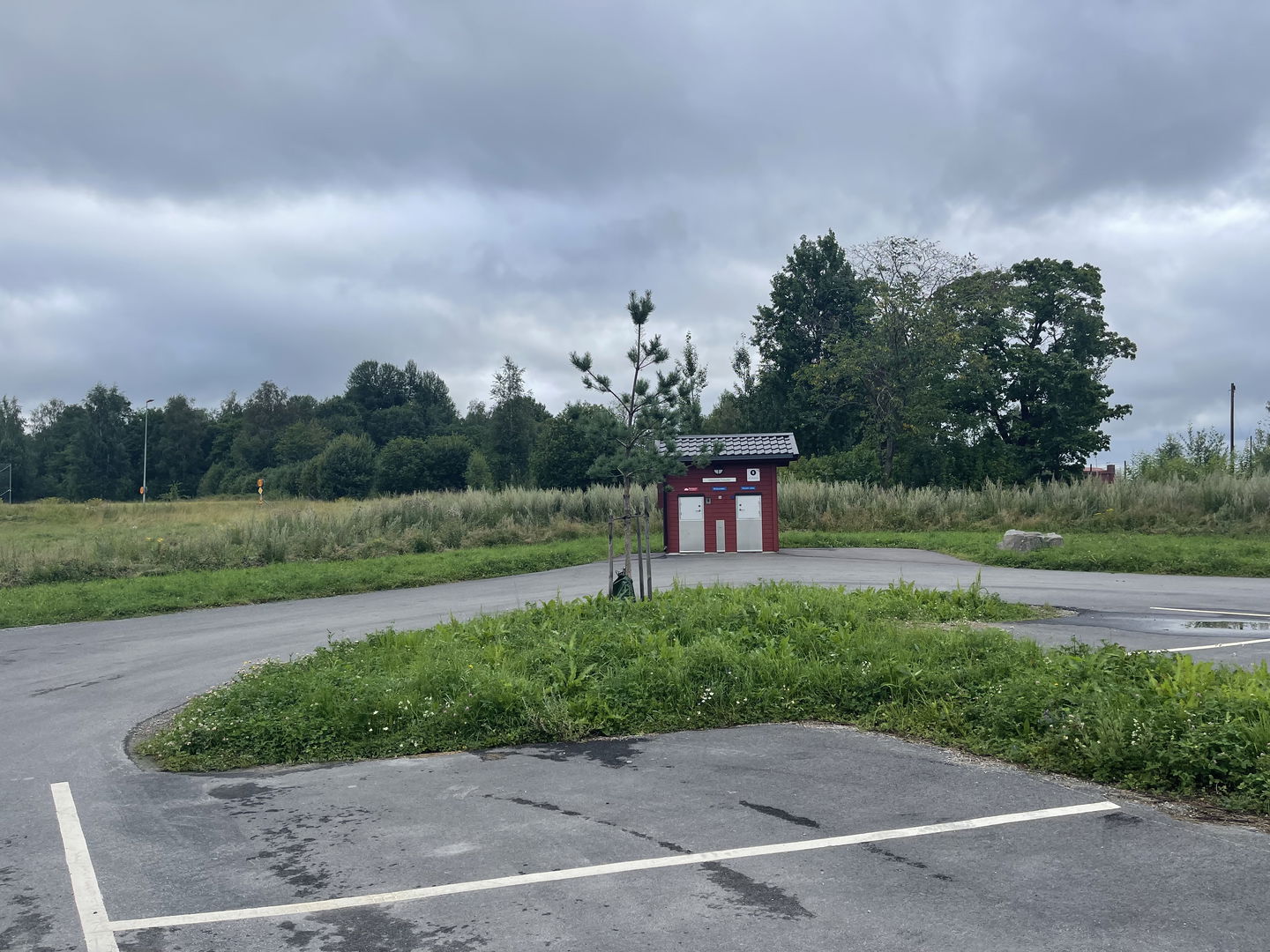 Vy från parkeringen
