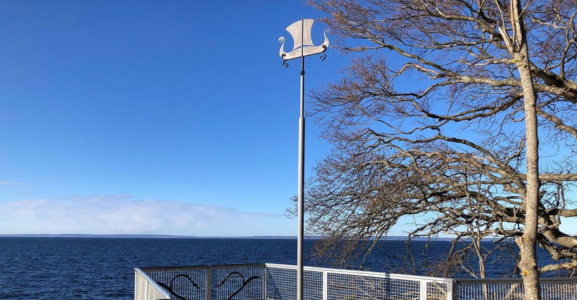 Utsikt vid Stocklycke hamn.
Etapp: Ödeshög-Stocklycke, Stocklycke-Borghamn.
Omberg.
Ödeshög.