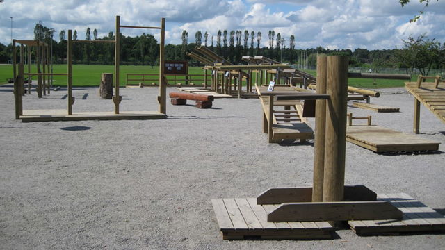 Skarpnäcksfältets utegym