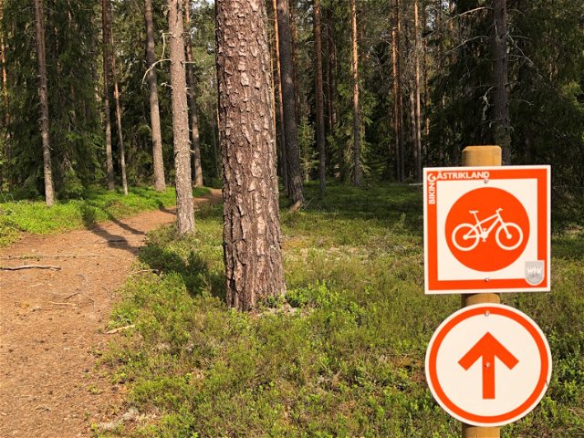 Lenåsleden, Biking Gästrikland