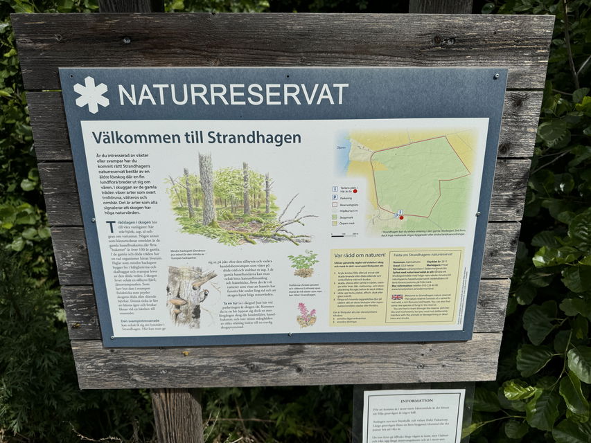 Strandhagens informationstavla